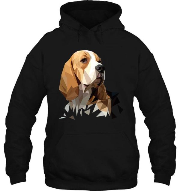 beagle hunting dog head hoodie
