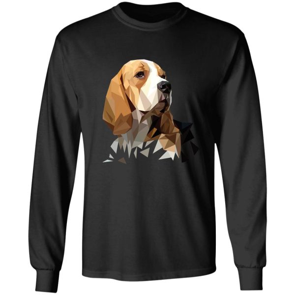 beagle hunting dog head long sleeve