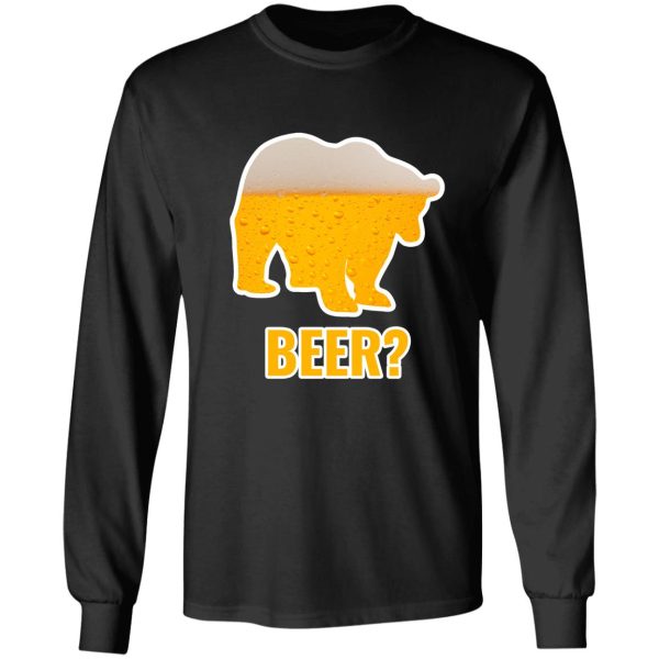 bear + beer long sleeve