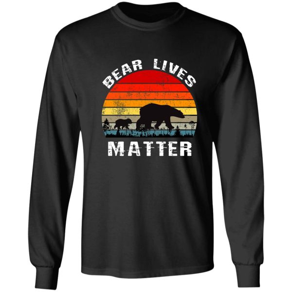 bear lives matter long sleeve