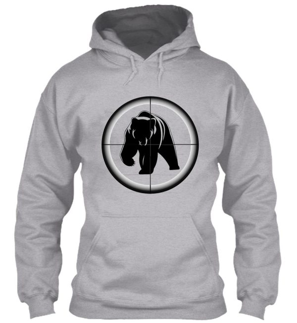 bear scope reticle hunting collection hoodie