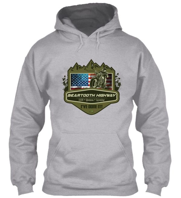 beartooth highway us 212 motorcycle car rv cycle sticker & t-shirt 04 hoodie