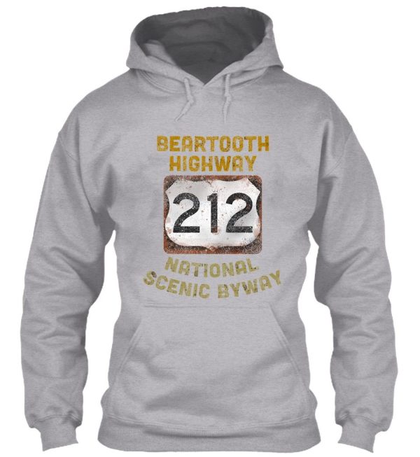 beartooth highway yellowstone national park hoodie