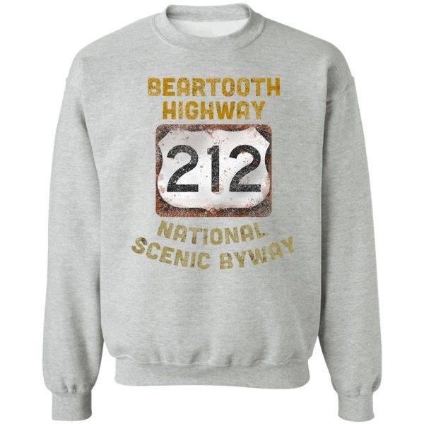 beartooth highway yellowstone national park sweatshirt