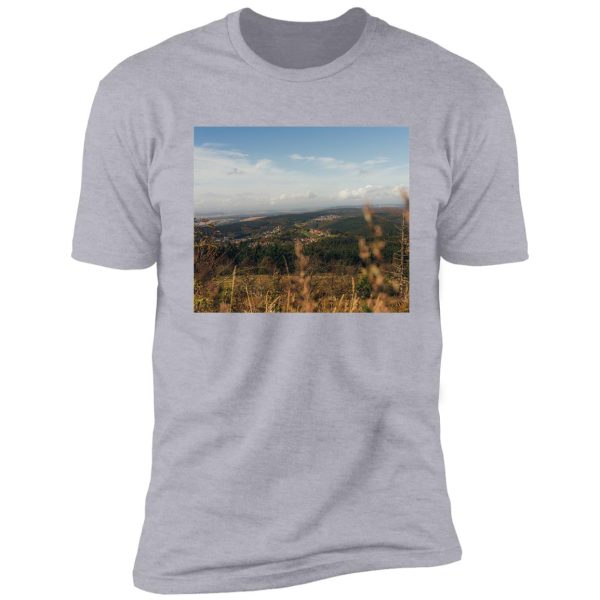 beautiful landscape view from feldberg, taunus in germany shirt