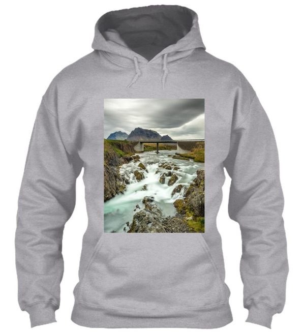 beautiful scenic with river - wildernessscenery hoodie