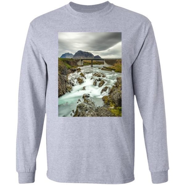beautiful scenic with river - wildernessscenery long sleeve
