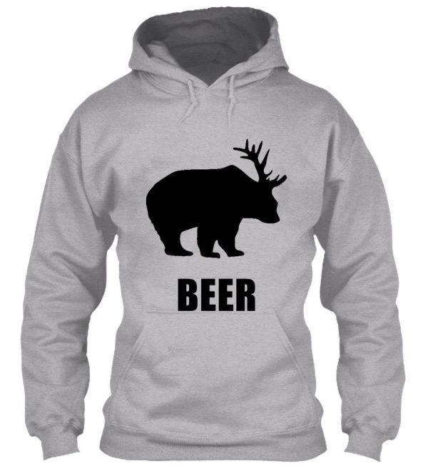 beer bear hoodie