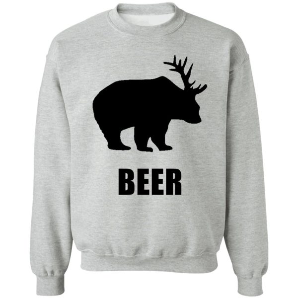 beer bear sweatshirt