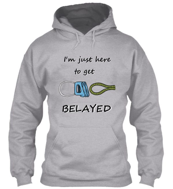belayed hoodie