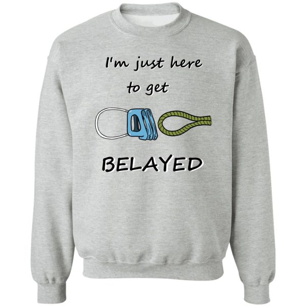 belayed sweatshirt