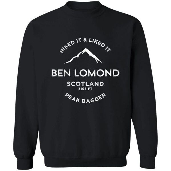 ben lomond-hiking-walking sweatshirt