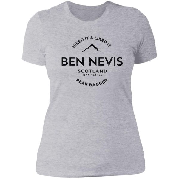 ben nevis peak bagger lady t-shirt