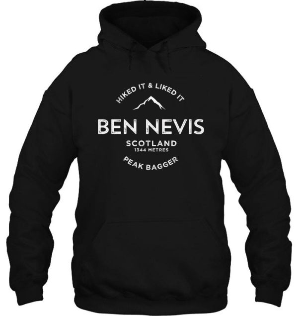 ben nevis peak bagging hoodie