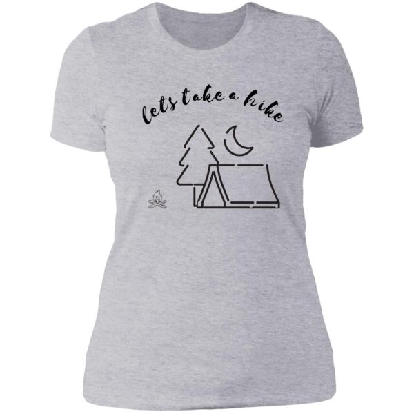 best hike day 2020 lets take a hike day amazing hiker lady t-shirt