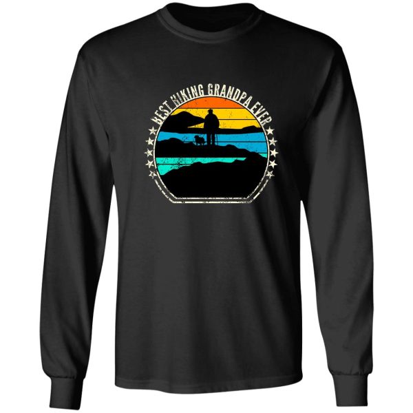 best hiking grandpa ever long sleeve