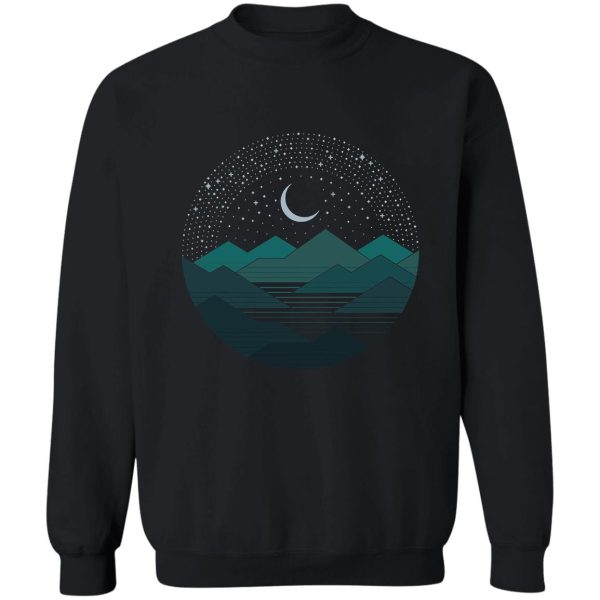 between the mountains and the stars sweatshirt