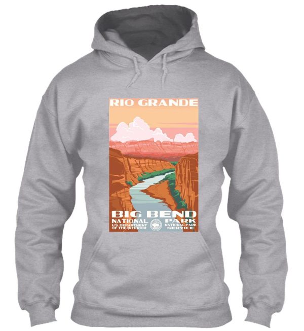 big bend national park rio grande vintage travel decal hoodie