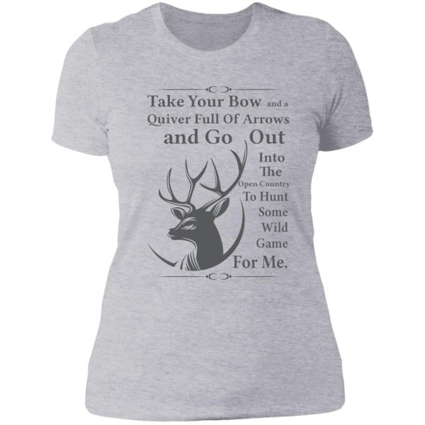 big buck deer inspirational quotes wall art lady t-shirt