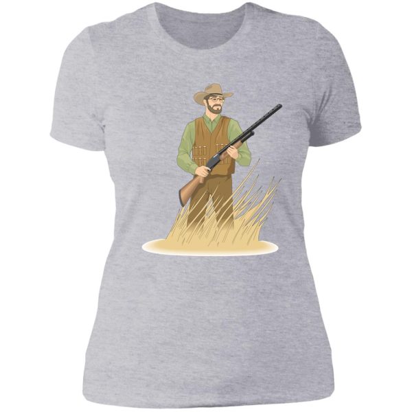 big game hunter lady t-shirt
