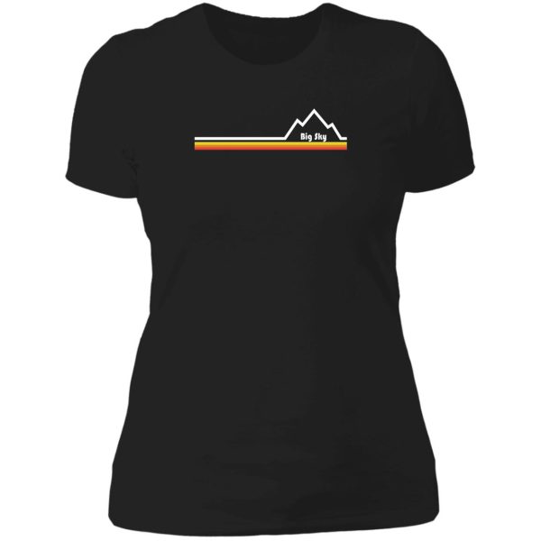 big sky resort montana lady t-shirt