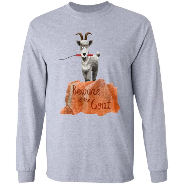 big thunder mountain railroad train- beware of the goat - dynamite is a blast long sleeve