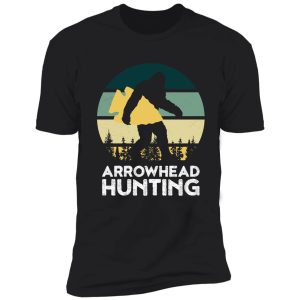 bigfoot arrowhead hunting and collecting shirt