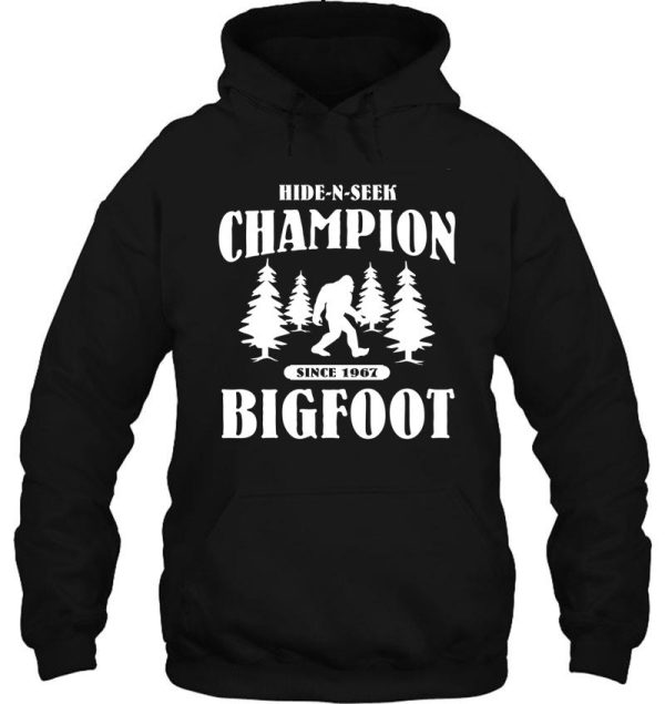 bigfoot hide and seek champion hoodie
