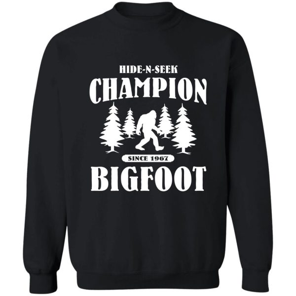 bigfoot hide and seek champion sweatshirt