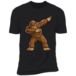 bigfoot sasquatch dabbing t shirt funny dab monster gifts shirt