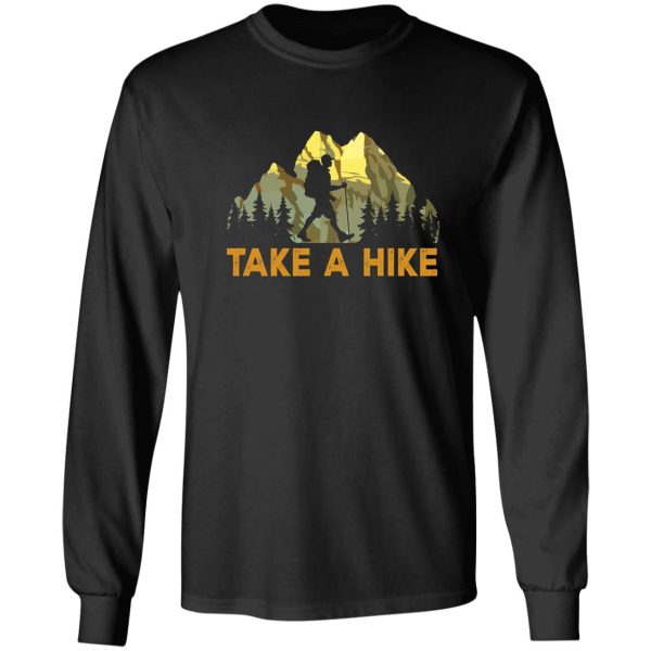 binshre women take a hike shirt nature mountain graphic short sleeve tee tops long sleeve