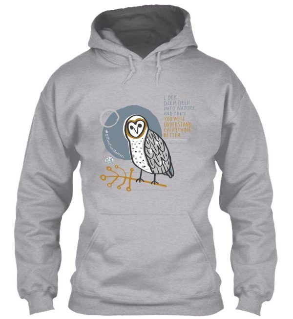 bioblitz masked owl hoodie