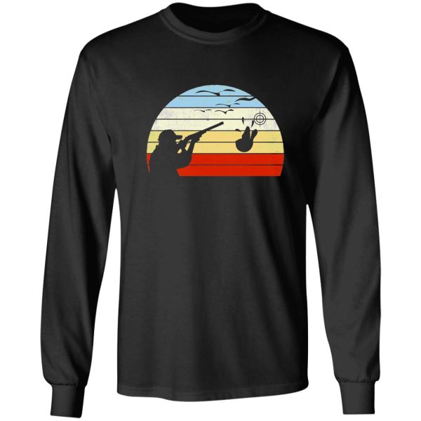 bird hunting gift duck and goose hunter vintage long sleeve