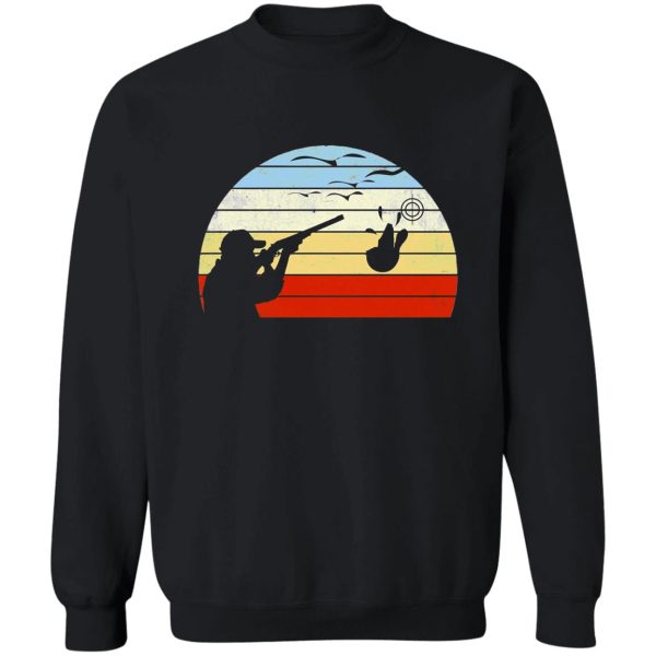 bird hunting gift duck and goose hunter vintage sweatshirt