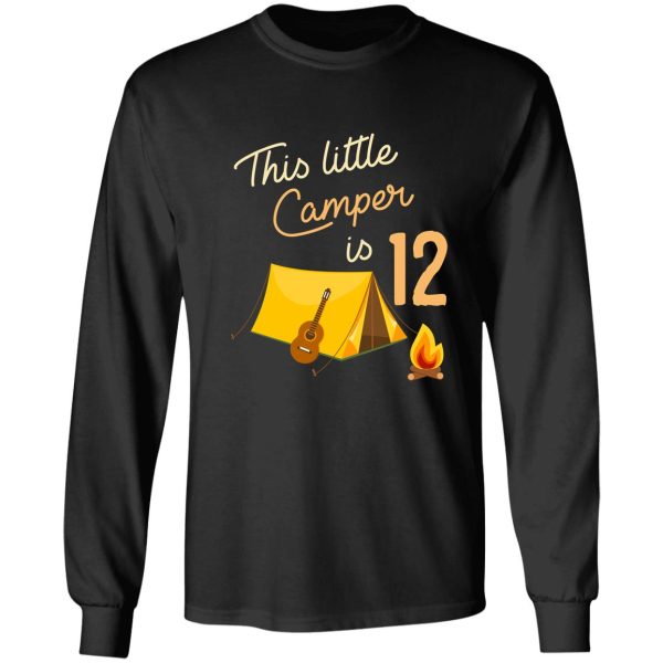 birthday camping long sleeve