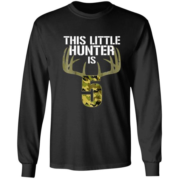 birthday hunting shirt boys hunter long sleeve