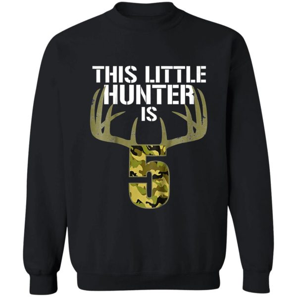 birthday hunting shirt boys hunter sweatshirt