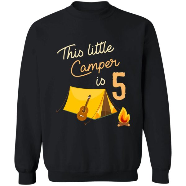 birthday little camper sweatshirt