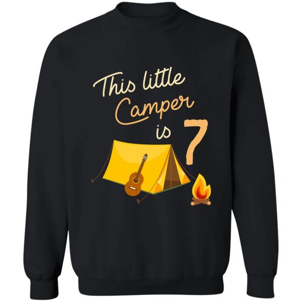 birthday little camper sweatshirt