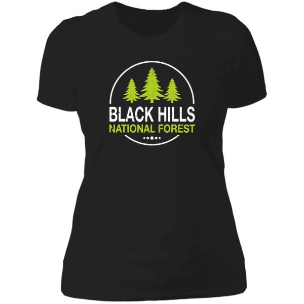black hills national forest lady t-shirt