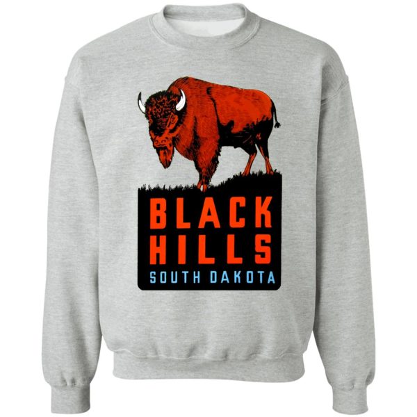 black hills south dakota vintage travel decal sweatshirt