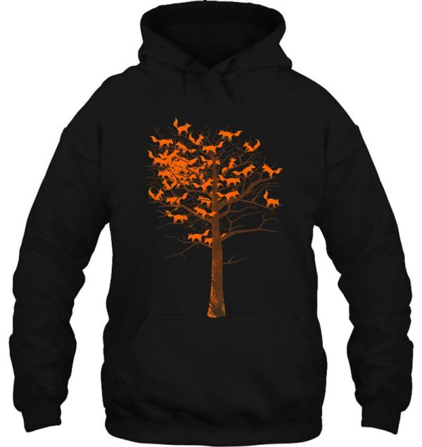 blazing fox tree hoodie