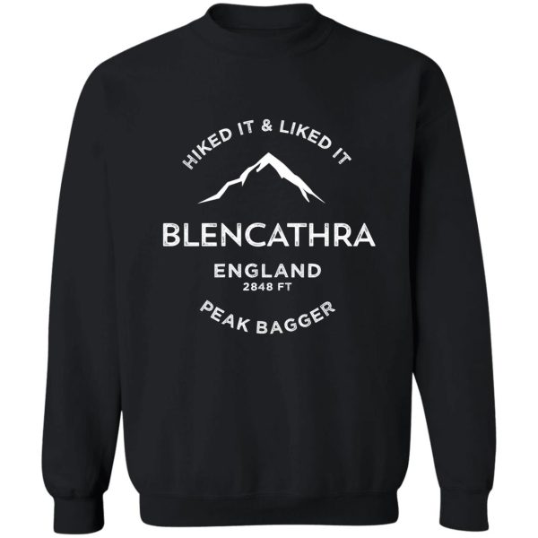 blencathra-england-peak bagging sweatshirt