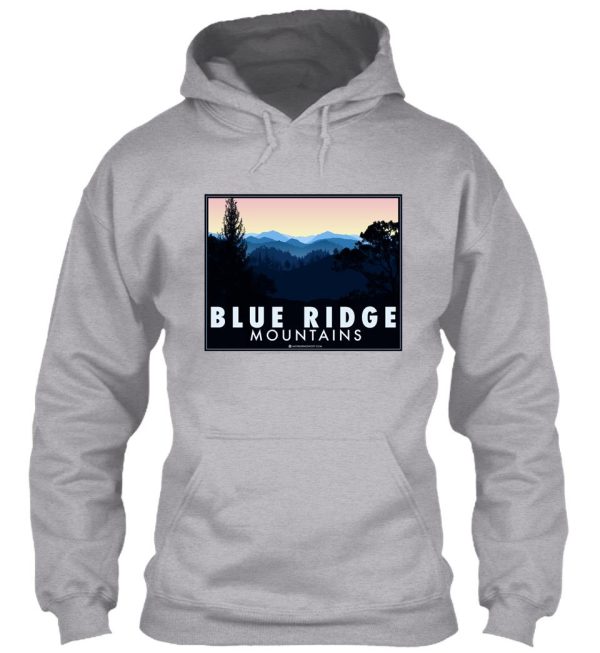 blue ridge mountains - virginia - north carolina hoodie