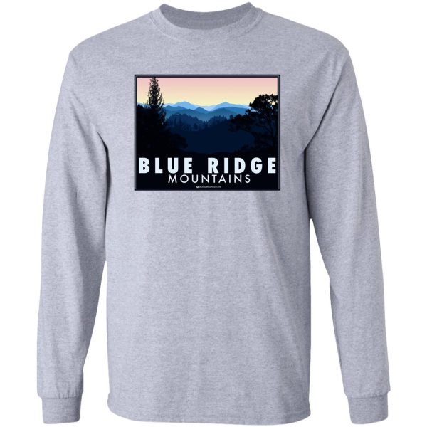 blue ridge mountains - virginia - north carolina long sleeve