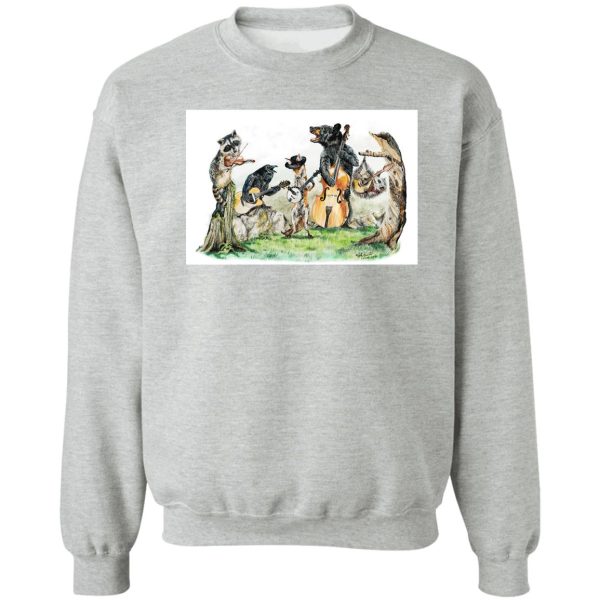 bluegrass gang - wild animal music sweatshirt