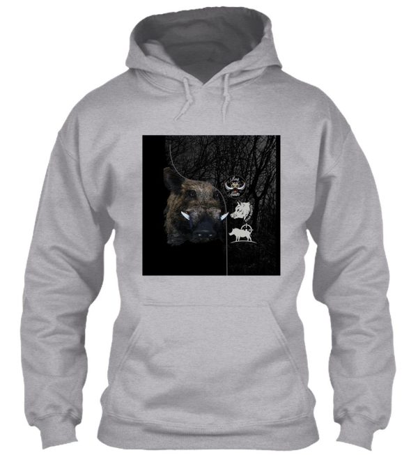 boar hunting and outdoors hoodie