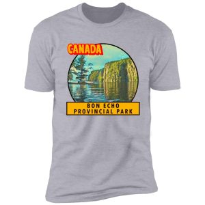 bon echo provincial park vintage travel decal shirt