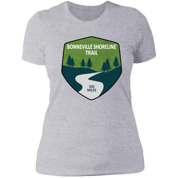 bonneville shoreline trail lady t-shirt