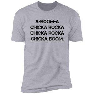 boom chicka boom grunge girl scout campfire song shirt